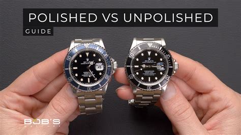 Rolex watch polishing problems